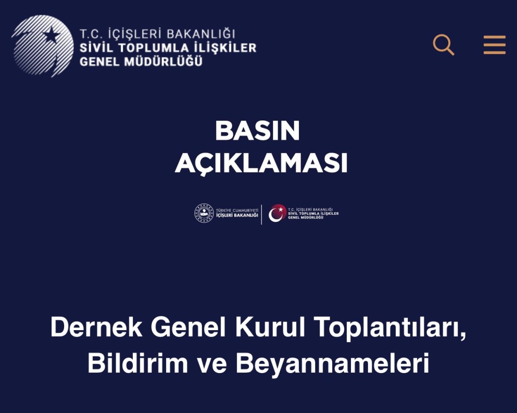 Dernek Genel Kurul Toplantıları, Bildirim ve Beyannameleri için Verilen Süre&nbsp;Uzatıldı